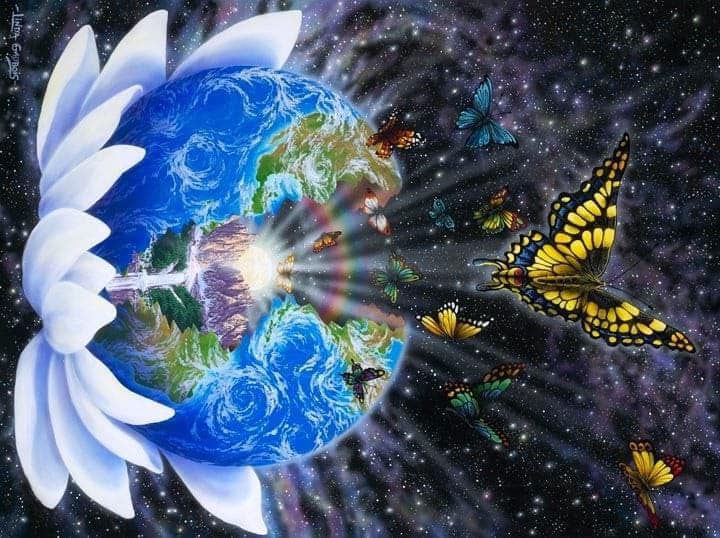 Shiva and Jiva zijn één - reflects in pure Consciousness 